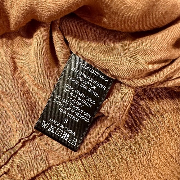 Women’s LUSH Brown Button-Down Mini Dress - Size Small - Nice - Picture 5 of 5